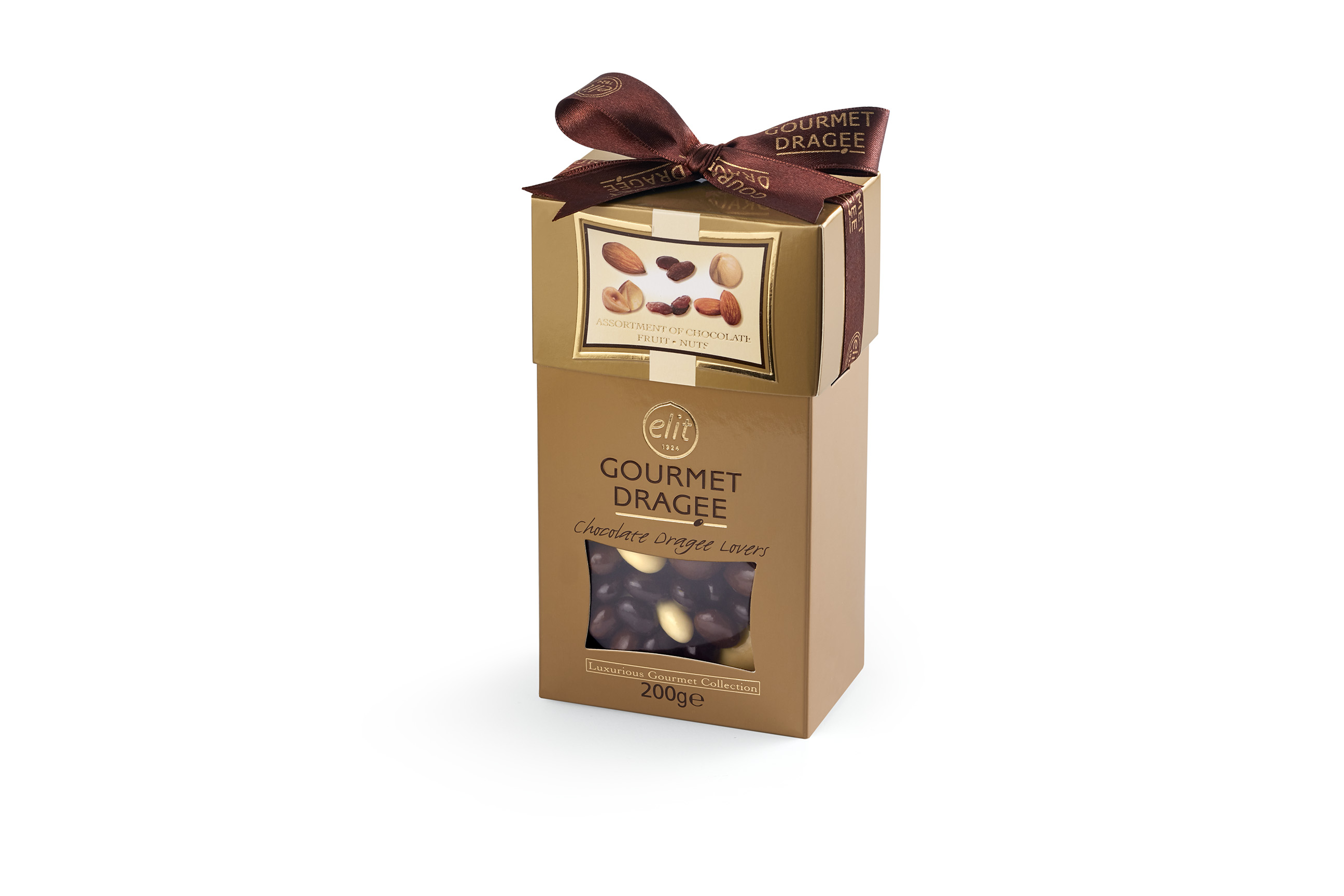 91005139 Коллекция «Gourmet Dragee». Шоколадное драже «Fruits & Nuts» 200 гр,"Элит1924" 91005139 Коллекция «Gourmet Dragee». Шоколадное драже «Fruits & Nuts» 200 гр,"Элит1924"