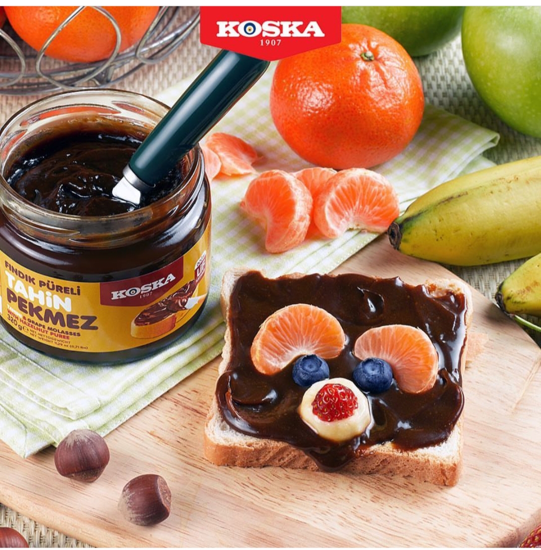 606004 Кунжутная паста и Виноградный пекмез с пюре из фундука, 320гр,"KOSKA" 606004 Кунжутная паста и Виноградный пекмез с пюре из фундука, 320гр,"KOSKA"