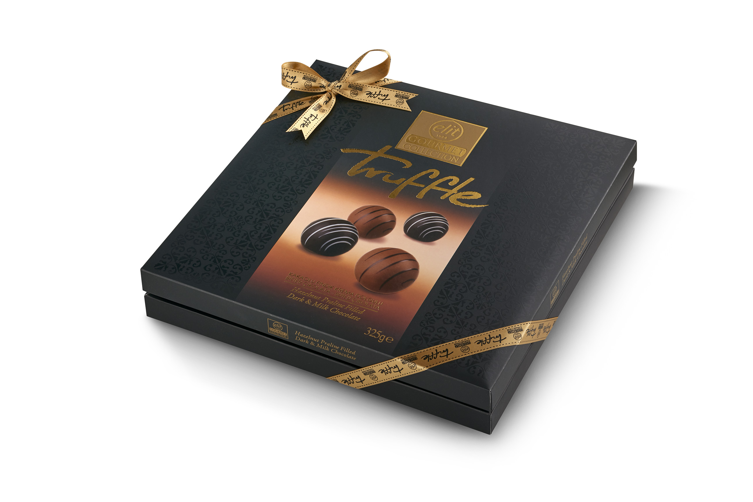 91005083 Коллекция «Gourmet». «Truffle» Трюфели (темный и молочный шоколад c пралине из фундука) , 325гр "Elit 1924" 91005083 Коллекция «Gourmet». «Truffle» Трюфели (темный и молочный шоколад c пралине из фундука) , 325гр "Elit 1924"