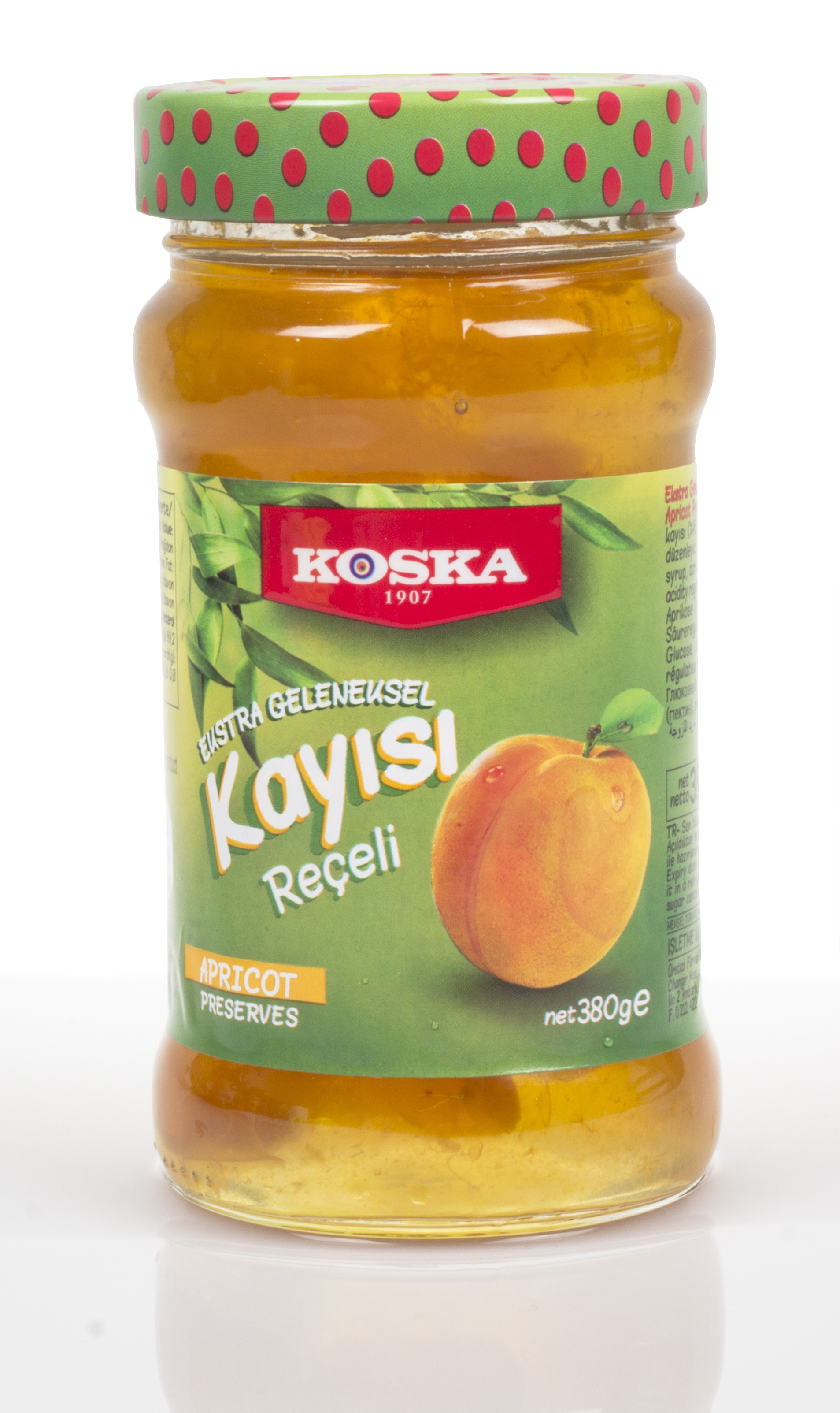 00352 Традиционное абрикосовое варенье экстра, 380 гр,"KOSKA" 00352 Традиционное абрикосовое варенье экстра, 380 гр,"KOSKA"