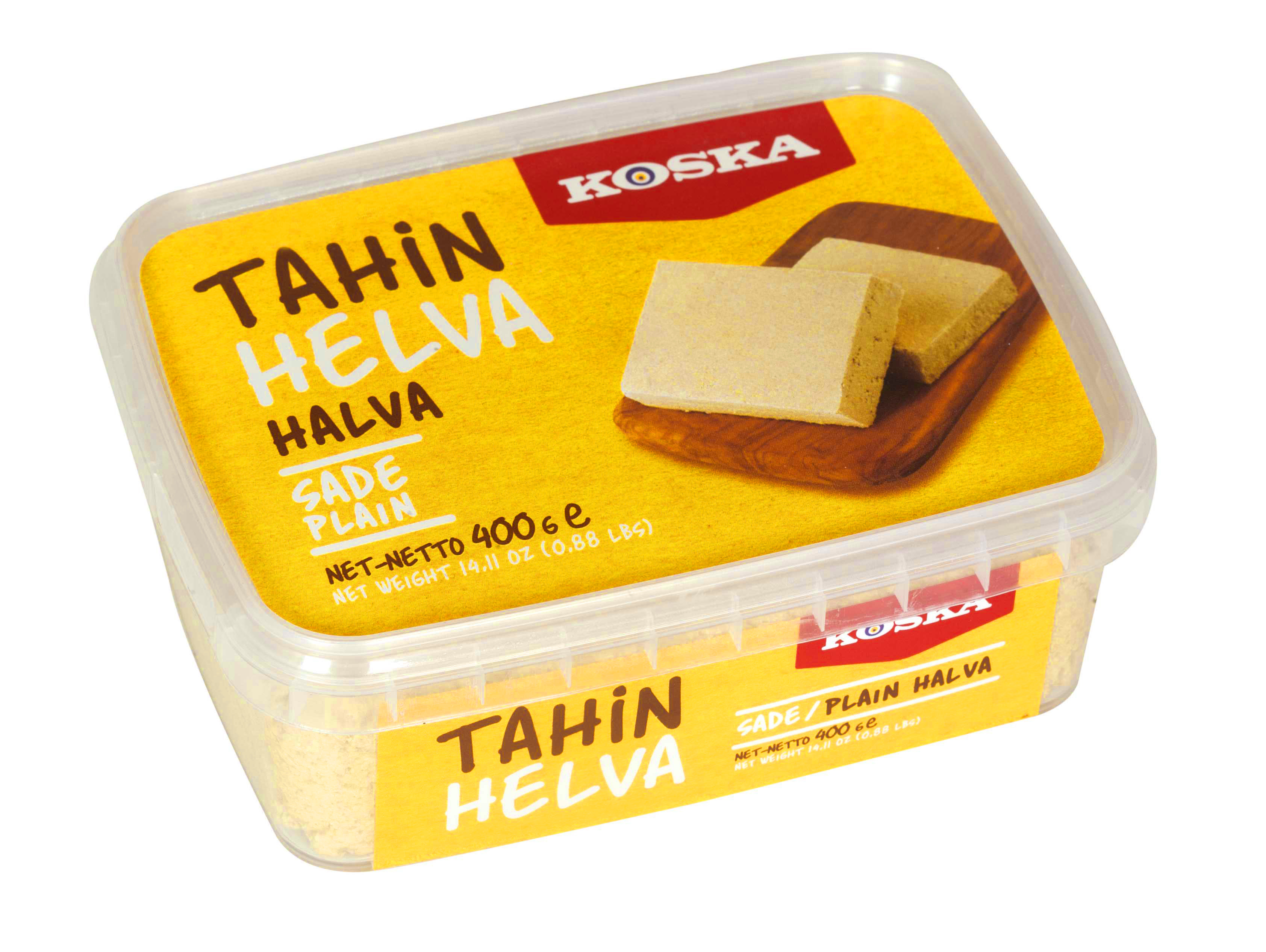 00590 Кунжутная халва, 400 гр,"КOSKA" 00590 Кунжутная халва, 400 гр,"КOSKA"