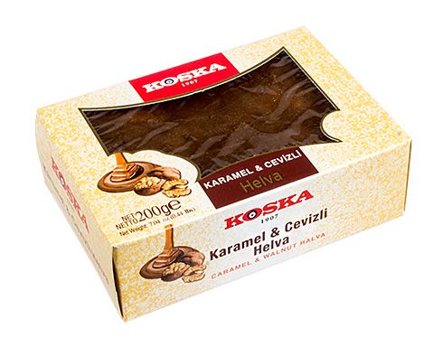 13922 Летняя халва с грецким орехом и карамелью, 200гр,"КOSKA" 13922 Летняя халва с грецким орехом и карамелью, 200гр,"КOSKA"