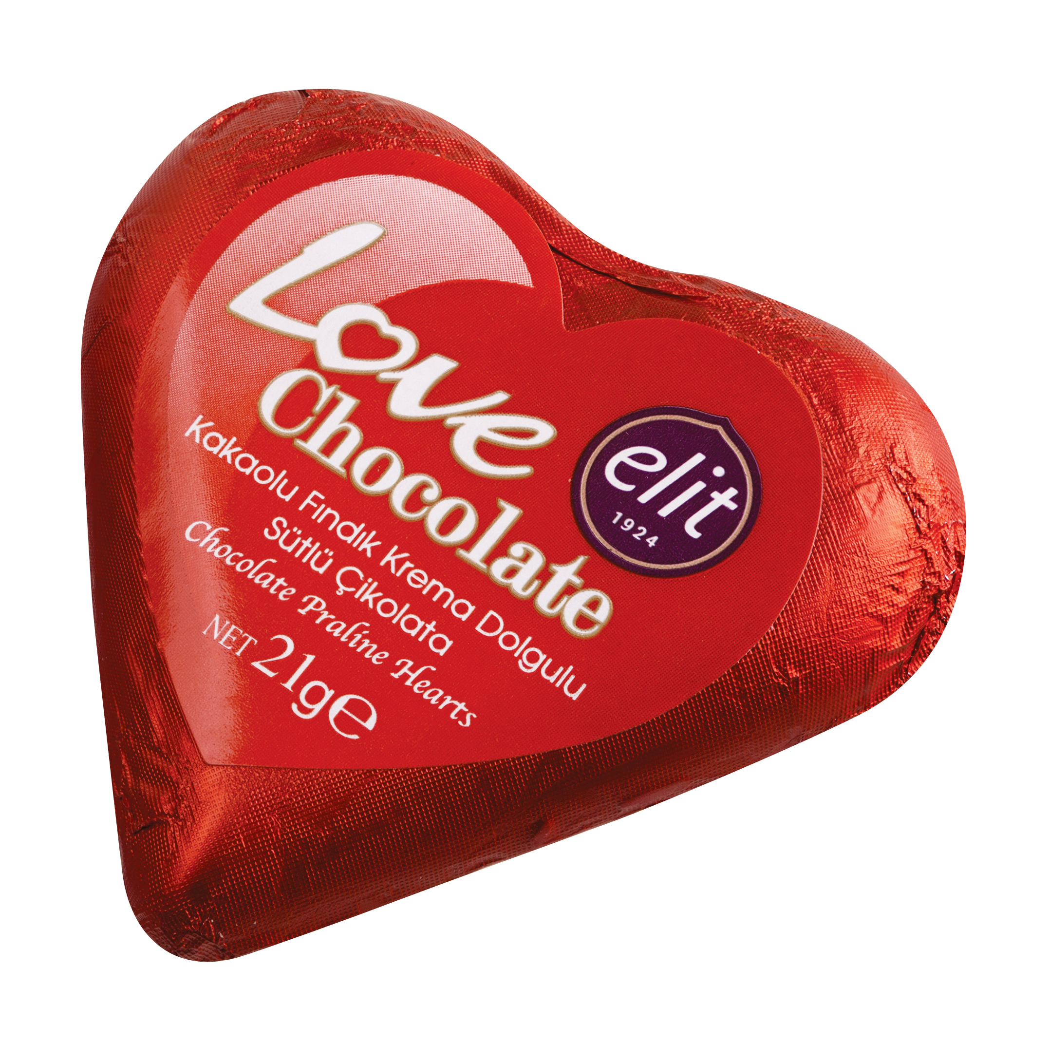 91006543 «Love Сhocolate». Шоколад молочный «Love» c пралине из фундука 21 гр/12шт "Elit 1924" 91006543 «Love Сhocolate». Шоколад молочный «Love» c пралине из фундука 21 гр/12шт "Elit 1924"