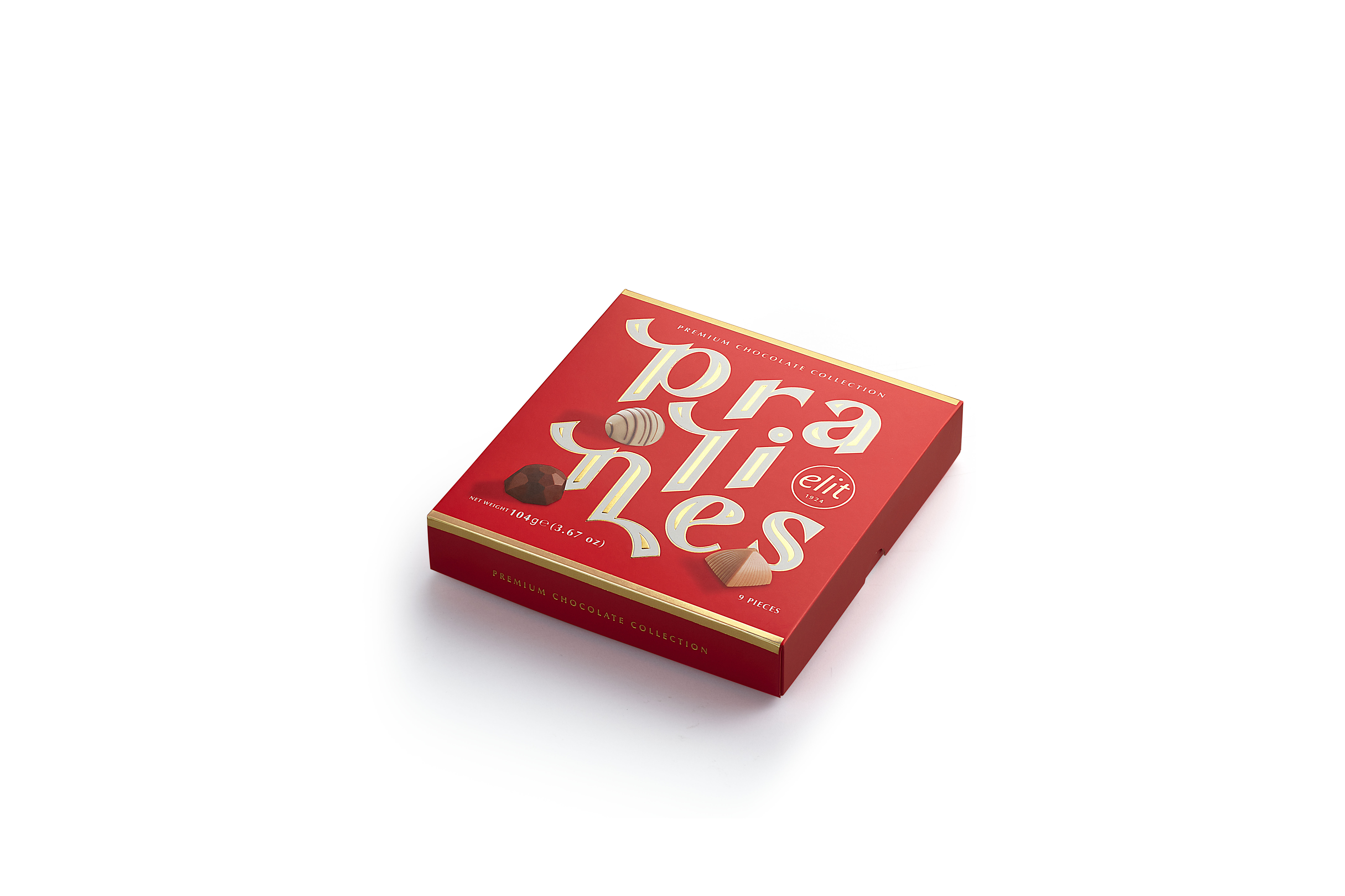91007766 «Premium Collection Pralines» Шоколадные конфеты ассорти,красная, 104 грамм "Элит 1924" 91007766 «Premium Collection Pralines» Шоколадные конфеты ассорти,красная, 104 грамм "Элит 1924"