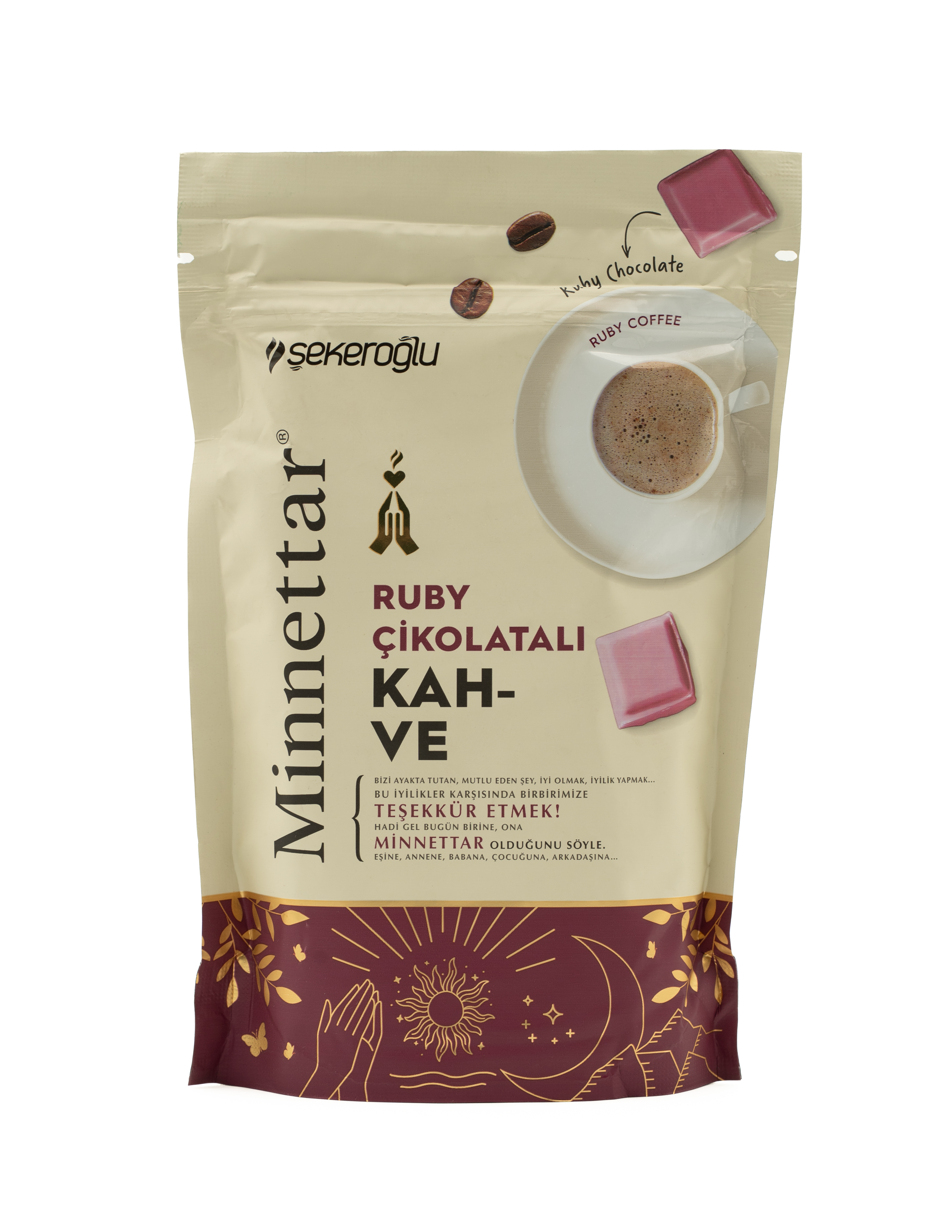 Minnettar RUBY COFFEE Кофе с рубиновым шоколадом 165г Minnettar RUBY COFFEE Кофе с рубиновым шоколадом 165г